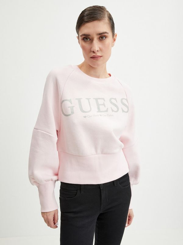 Guess Guess Agacia Bluza Różowy