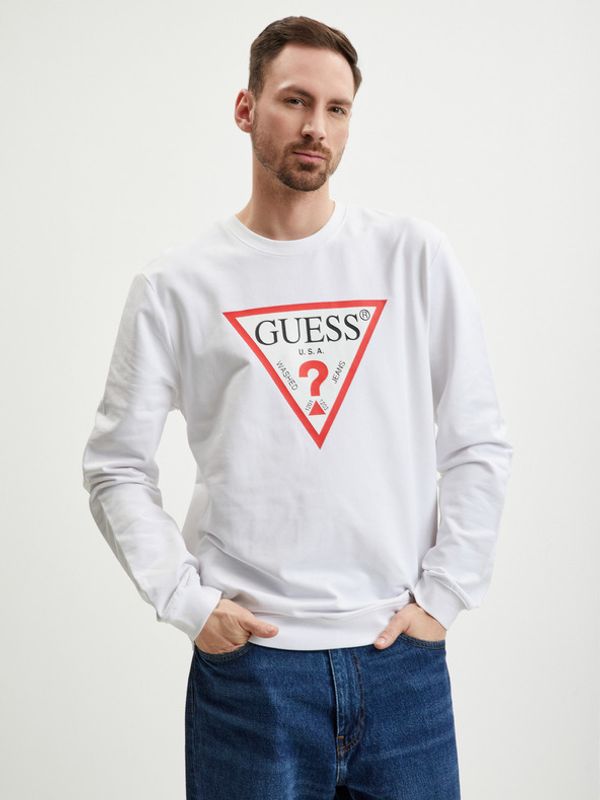 Guess Guess Audley Bluza Biały