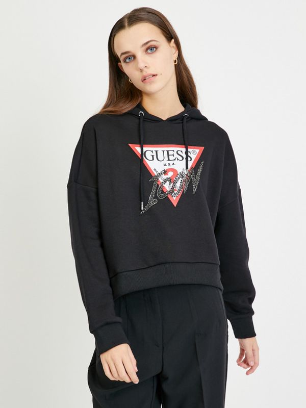 Guess Guess Bluza Czarny