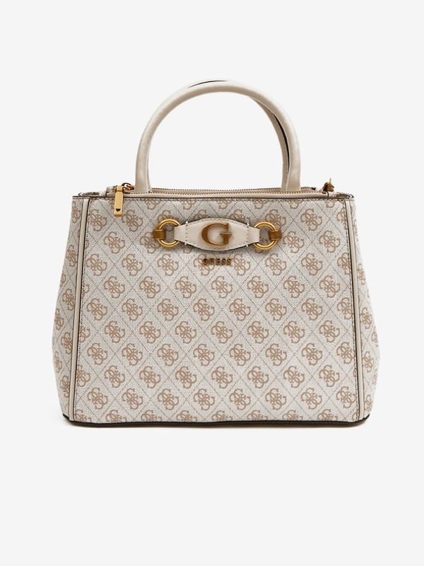 Guess Guess Izzy Status Satchel Torebka Beżowy