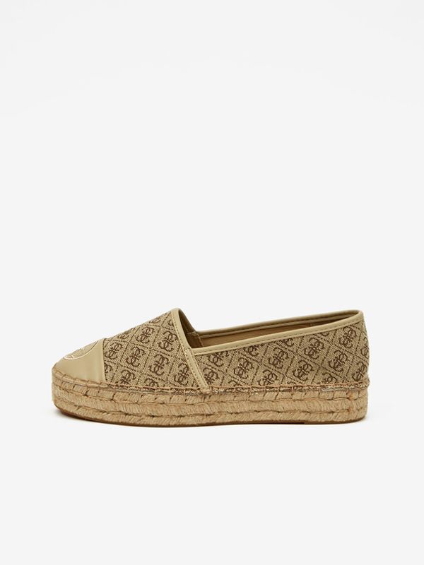 Guess Guess Jaleel Espadryle Beżowy