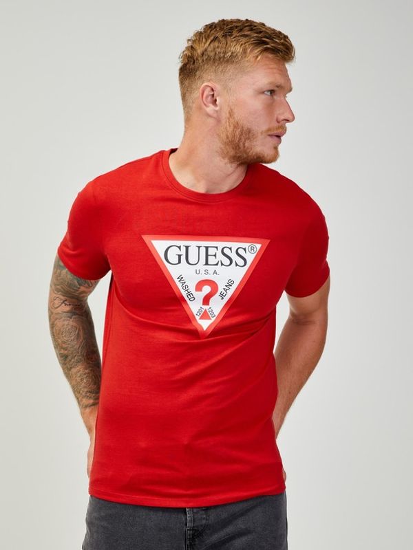 Guess Guess Koszulka Czerwony