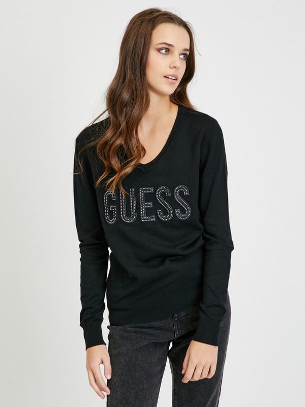 Guess Guess Pascale Sweter Czarny