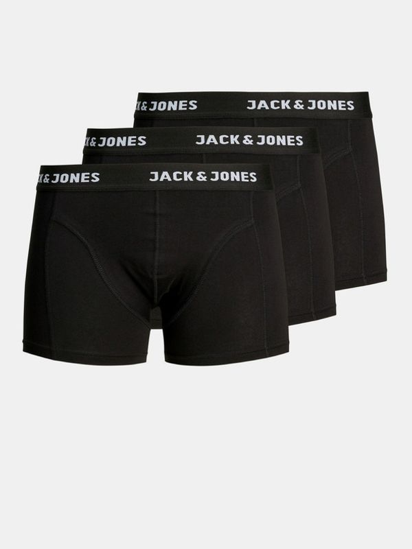 Jack & Jones Jack & Jones Anthony 3-pack Bokserki Czarny