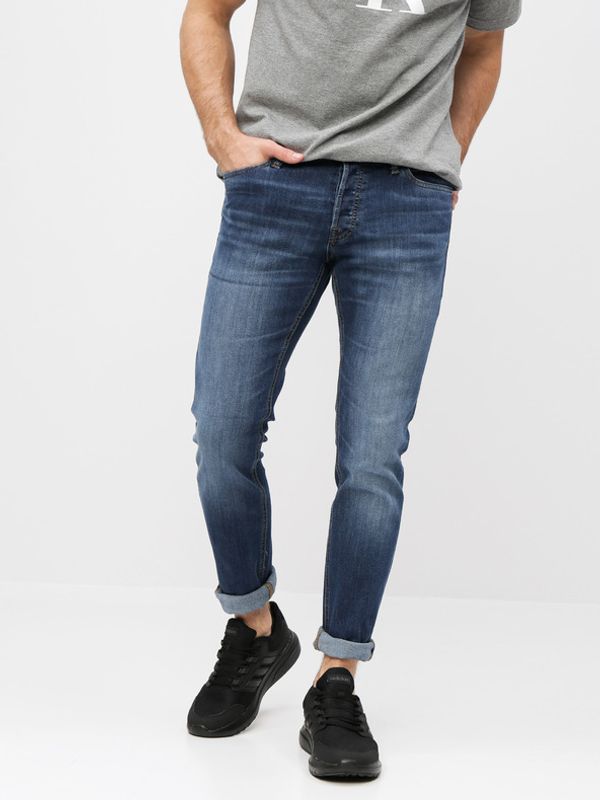 Jack & Jones Jack & Jones Glenn Dżinsy Niebieski