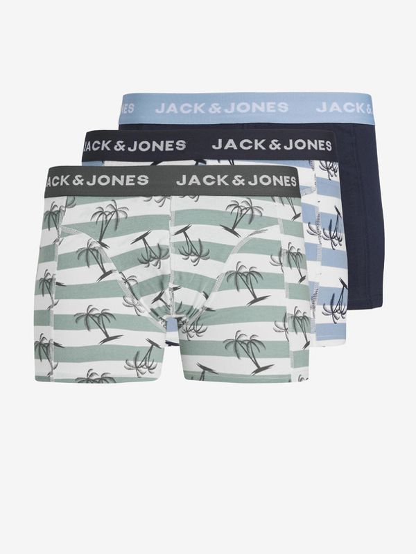 Jack & Jones Jack & Jones Palm Bokserki 3 szt dziecięce Biały