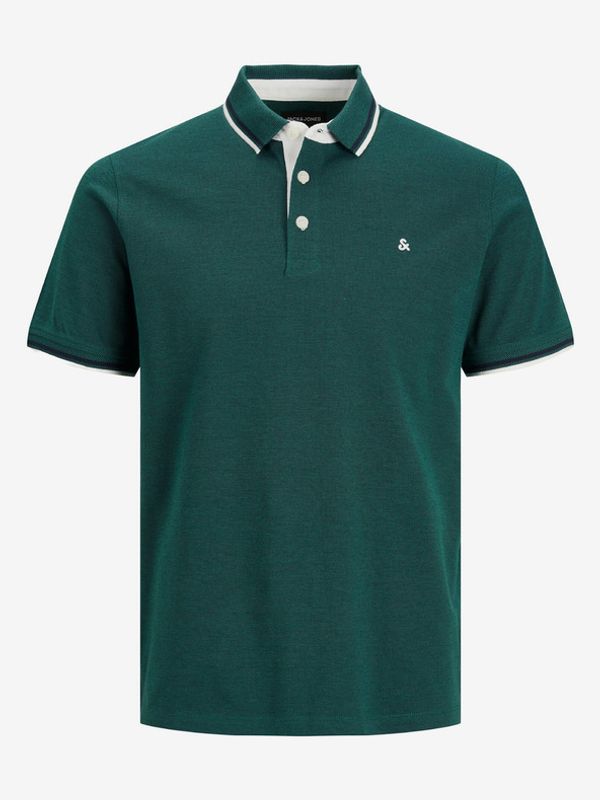 Jack & Jones Jack & Jones Paulos Polo Koszulka Zielony