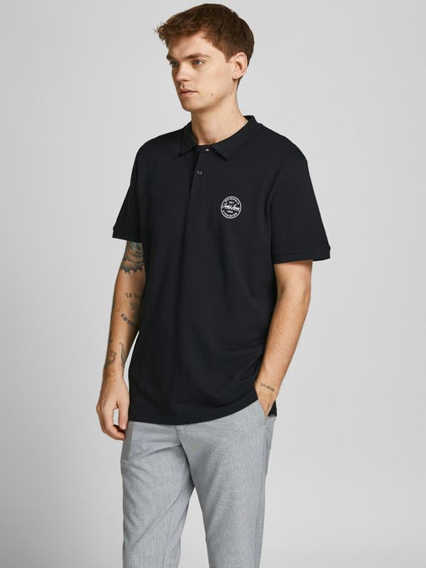 Jack & Jones Jack & Jones Shark Polo Koszulka Czarny