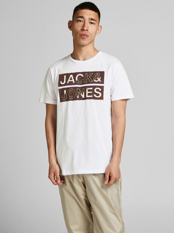 Jack & Jones Jack & Jones Space Logo Podkoszulek Biały