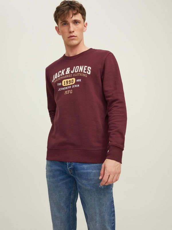 Jack & Jones Jack & Jones Stamp Bluza Czerwony