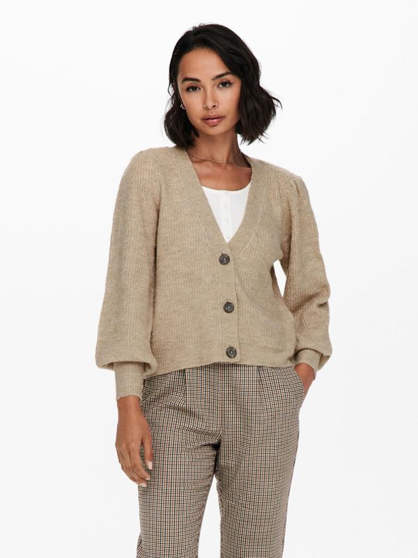 Jacqueline de Yong Jacqueline de Yong Rea Cardigan Beżowy