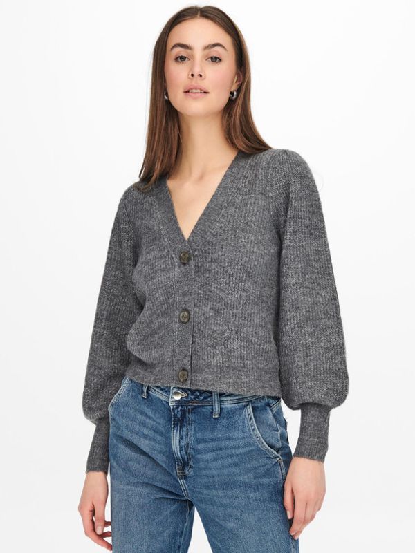 Jacqueline de Yong Jacqueline de Yong Rea Cardigan Szary