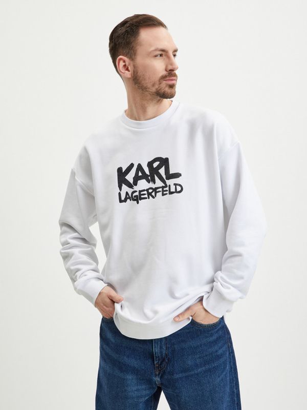 Karl Lagerfeld Karl Lagerfeld Bluza Biały