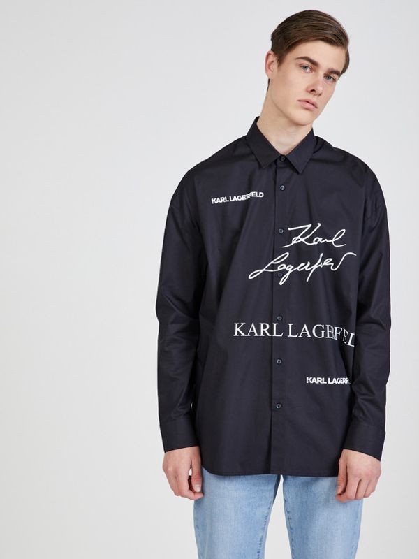 Karl Lagerfeld Karl Lagerfeld Koszula Czarny