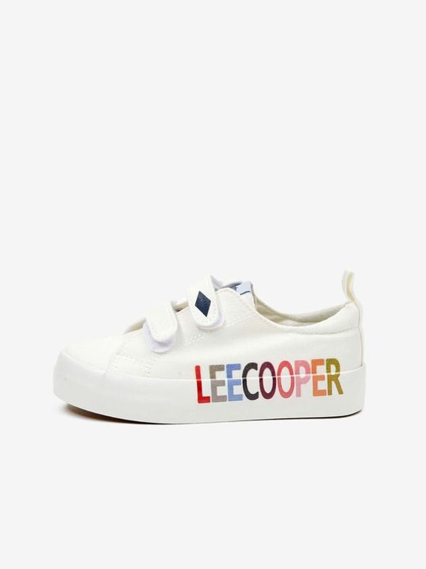 Lee Cooper Lee Cooper Tenisówki dziecięce Biały