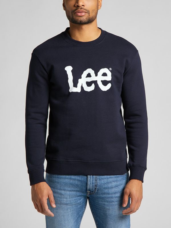 Lee Lee Crew Bluza Niebieski