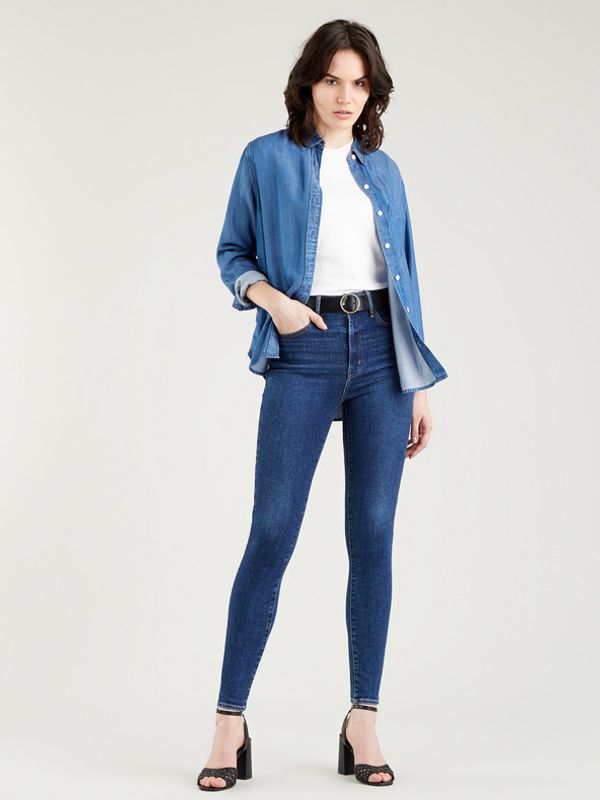 Levi's® Levi's® Mile High Super Skinny Dżinsy Niebieski