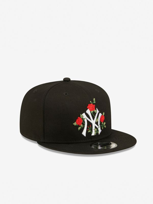 New Era New Era New York Yankees Flower 9Fifty Czapka z daszkiem Czarny