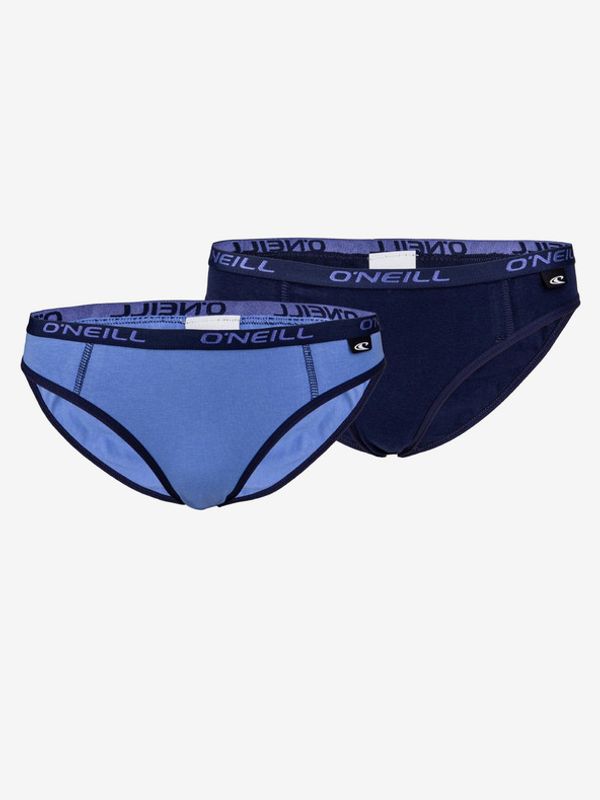 O'Neill O'Neill Bikini Slip Plain 2-pack Spodenki Niebieski