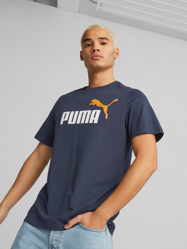 Puma Puma ESS+ 2 Koszulka Niebieski