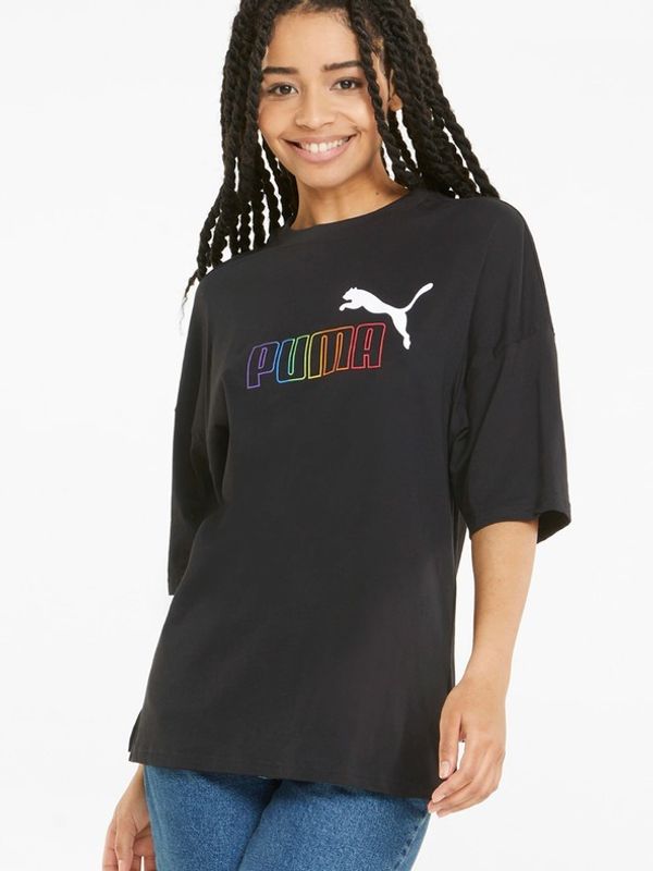 Puma Puma ESS+ Rainbow Koszulka Czarny