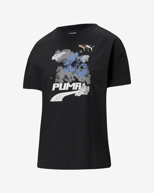 Puma Puma Evide Graphic Koszulka Czarny