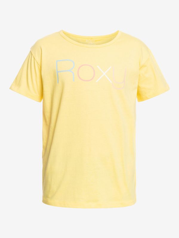 Roxy Roxy Day And Night Koszulka dziecięce Żółty