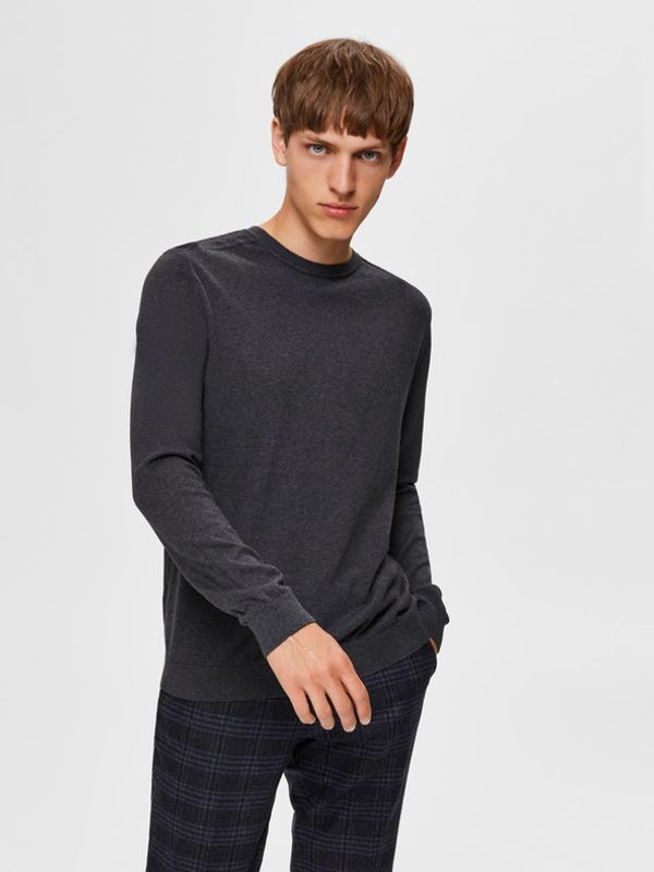 Selected Homme Selected Homme Berg Sweter Szary