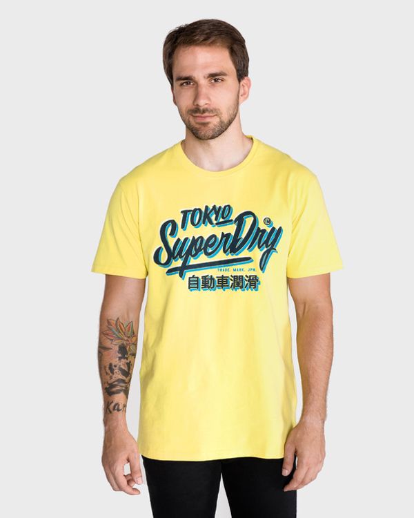 SuperDry SuperDry Koszulka Żółty