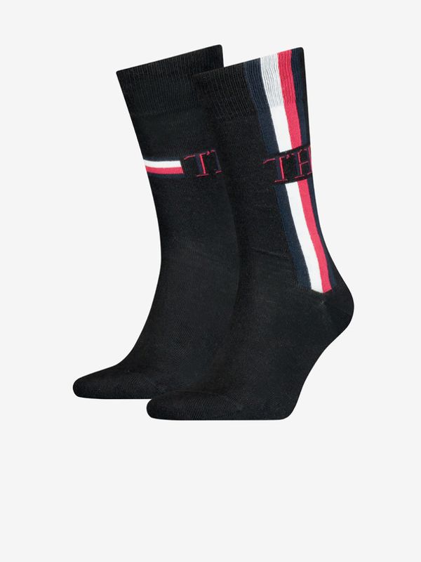 Tommy Hilfiger Tommy Hilfiger 2-pack Skarpetki Czarny