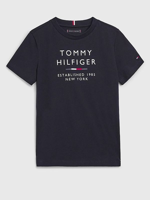 Tommy Hilfiger Tommy Hilfiger Koszulka dziecięce Niebieski