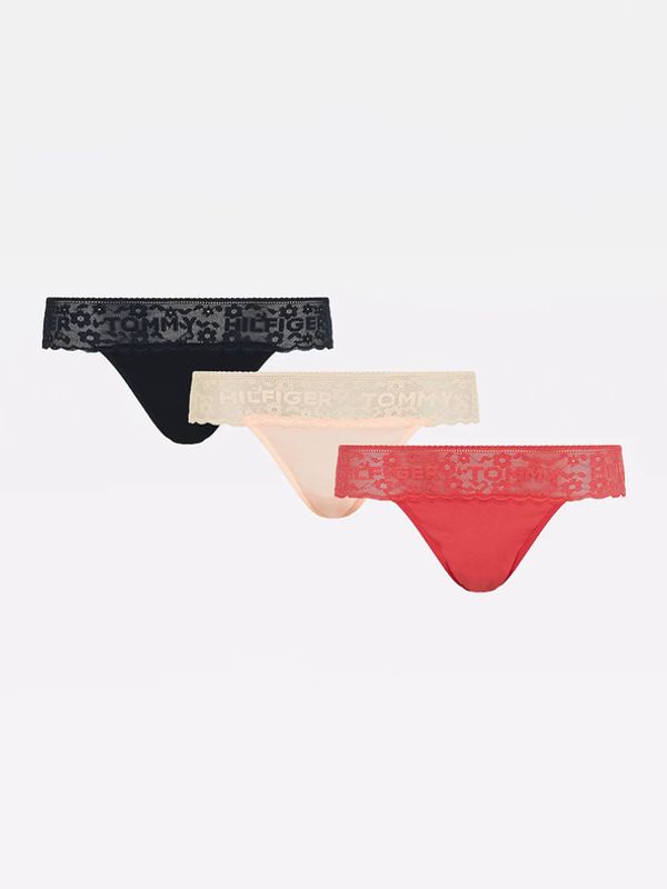 Tommy Hilfiger Underwear Tommy Hilfiger Underwear 3-pack Spodenki Różowy