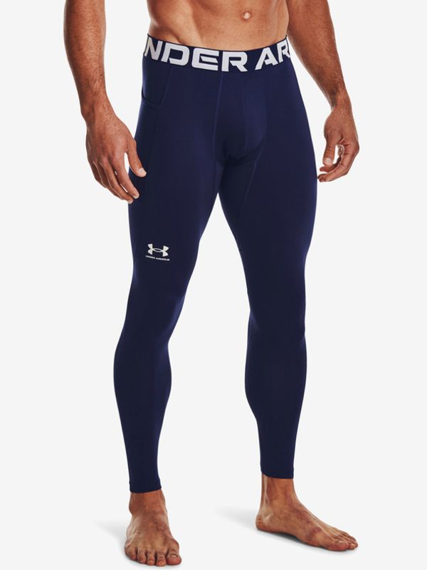 Under Armour Under Armour CG Armour Legginsy Niebieski