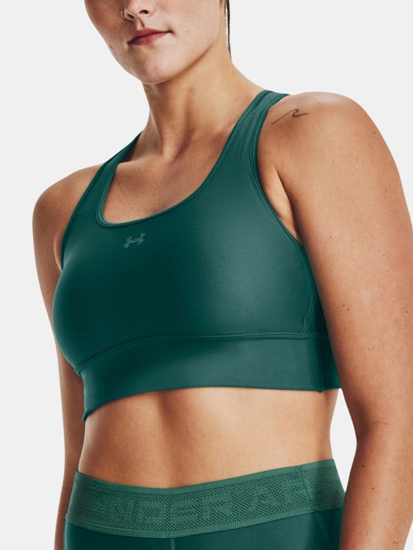 Under Armour Under Armour Crossback Longline Biustonosz Sportowy Zielony