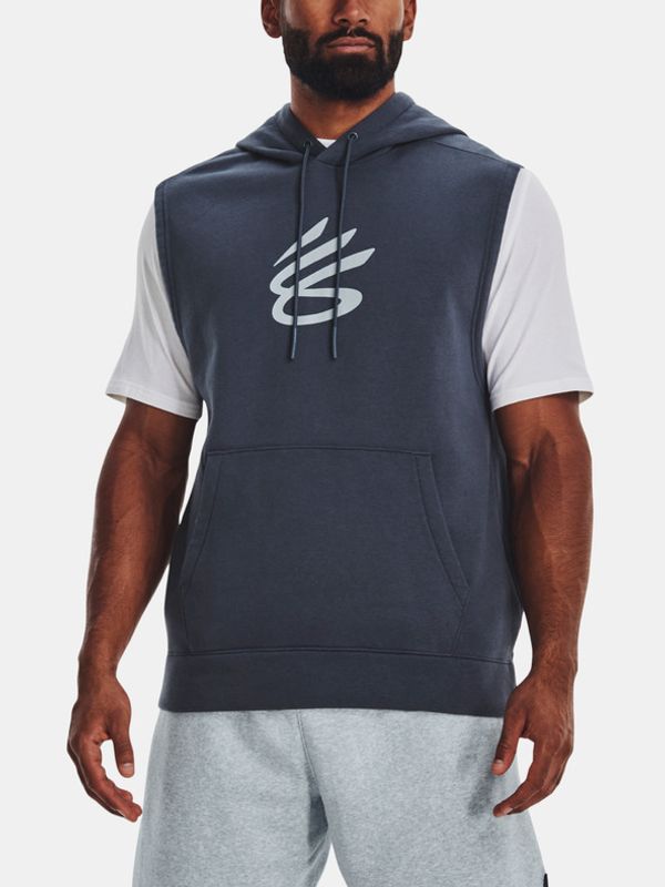 Under Armour Under Armour Curry Fleece SLVLS Hoodie-GRY Bluza Szary