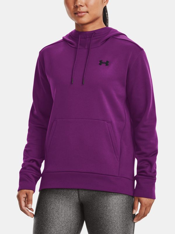 Under Armour Under Armour Fleece LC Hoodie Bluza Fioletowy