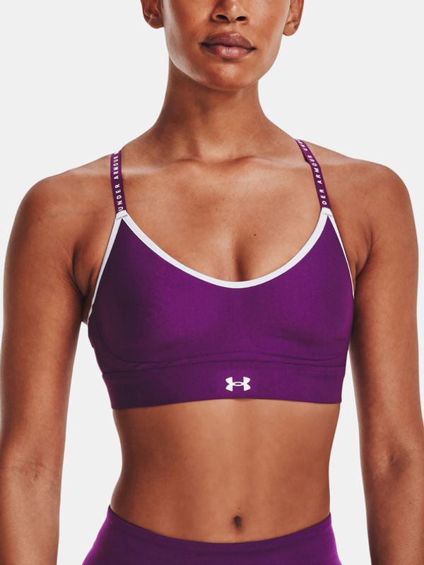 Under Armour Under Armour Infinity Covered Low Biustonosz Sportowy Fioletowy