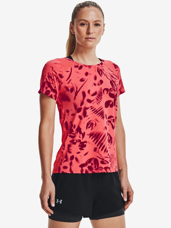 Under Armour Under Armour Iso-Chill 200 Print Podkoszulek Czerwony