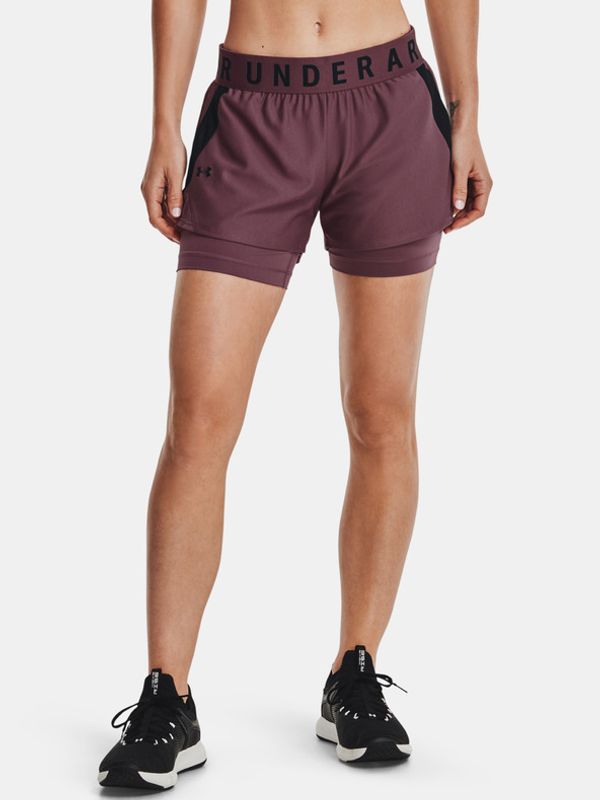 Under Armour Under Armour Play Up 2-in-1 Shorts Szorty Fioletowy