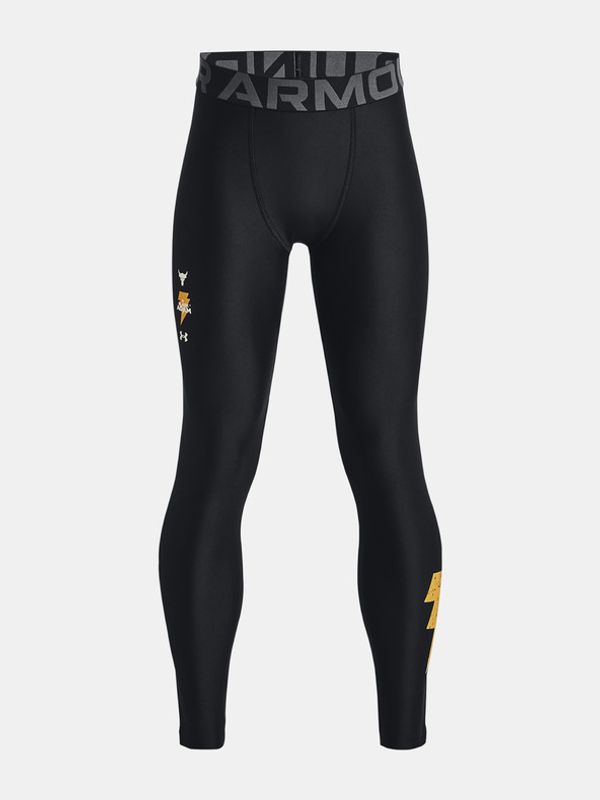 Under Armour Under Armour Project Rock BA HG Legginsy dziecięce Czarny