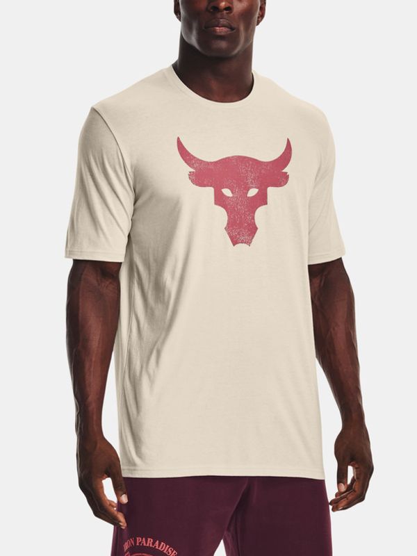 Under Armour Under Armour Project Rock Brahma Bull Koszulka Beżowy