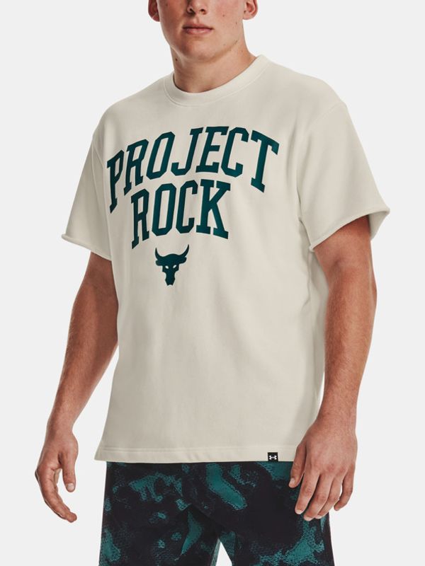 Under Armour Under Armour Project Rock HW Terry T Koszulka Biały