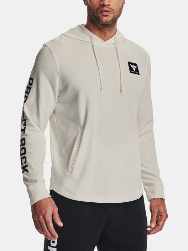 Under Armour Under Armour Project Rock Terry Hoodie Bluza Biały