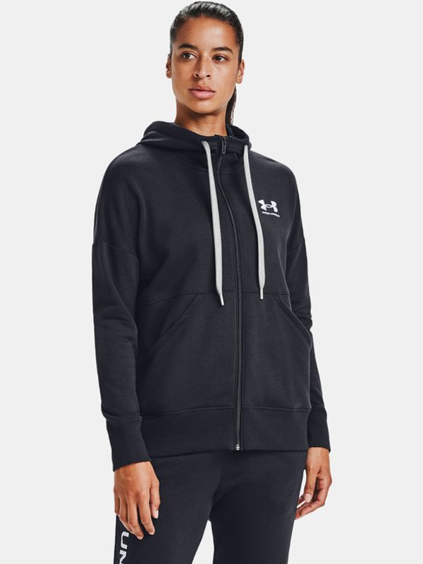 Under Armour Under Armour Rival Fleece FZ Hoodie Bluza Czarny