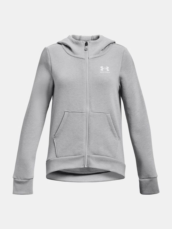 Under Armour Under Armour Rival Fleece LU FZ Hoodie Bluza dziecięca Szary