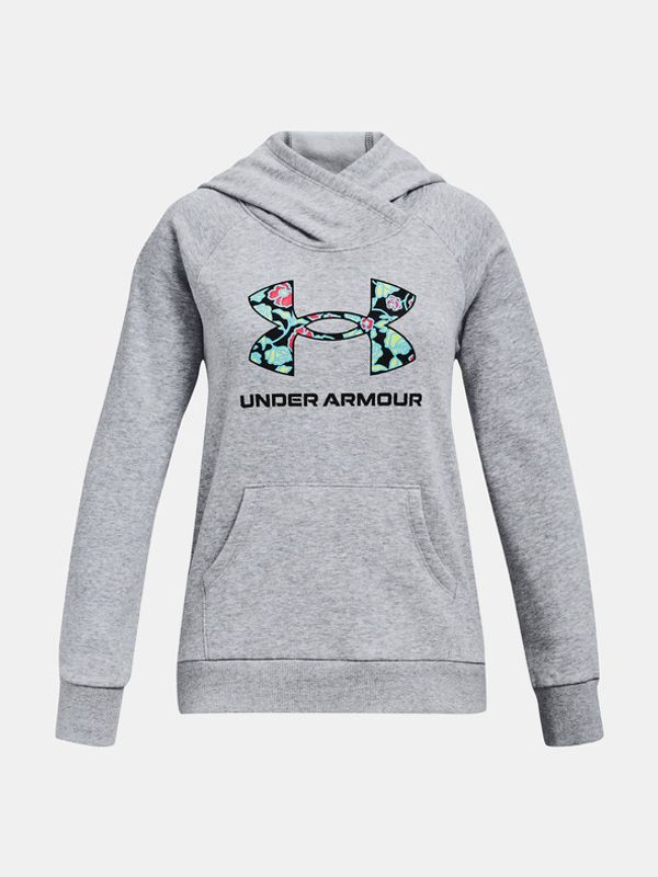 Under Armour Under Armour Rival Logo Hoodie Bluza dziecięca Szary