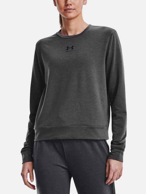 Under Armour Under Armour Rival Terry Crew Bluza Szary