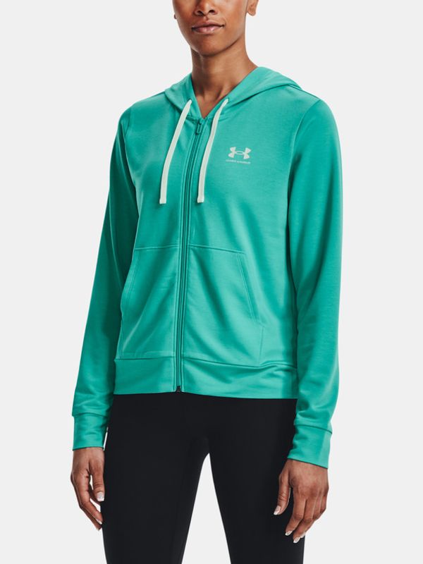 Under Armour Under Armour Rival Terry FZ Hoodie Bluza Zielony