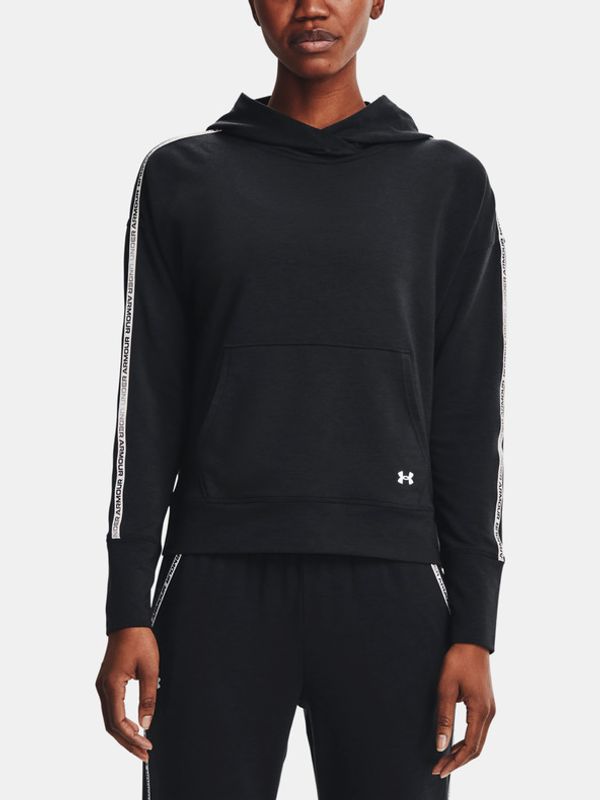 Under Armour Under Armour Rival Terry Taped Hoodie Bluza Czarny