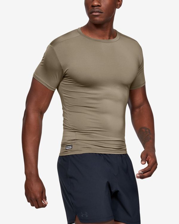 Under Armour Under Armour Tactical HeatGear® Koszulka Brązowy Beżowy